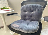 Chair with Backrest Support Seat Pad for Office Home Dorm Padded Chair Seat Back Comfort V1370-AZ4-09383