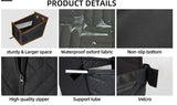 Hard Bottom Mesh Dog Carrier Car Mat, Waterproof Anti-Dirt Pet Cushion for Vehicle Rear Single Seat, V1221-XM-LB5306-ZS179