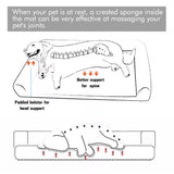 Medium PawfectFriend Orthopedic Dog Bed 3-Side Comfort Bolster Padded Calming Mattress Bed with V571-644161314509