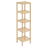 5 Tier Bookshelf Storage Bookcase Shelving Unit for Home Office V63-954401