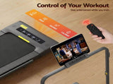 Everfit 2 in 1 Treadmill Electric Walking Pad Under Desk Home Gym Fitness 400mm Grey TMILL-400-2IN1-GR