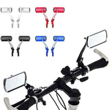 360 Degree Adjustable Handlebar Mirrors, Lightweight Wide-Angle Rearview Safety Accessories for V1369-AZ3-W-12957
