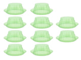 10pcs Green Cloches Plastic Plant Round Cover Reusable Plant Seed Humidity Domes for Home V1294-YM0703-3111230108211