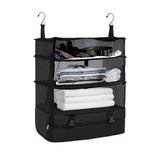 Portable Collapsible Hanging Travel Shelves Bags, Suitcase Organizer, Packing Cubes for Travel, V1370-AZ4-06638