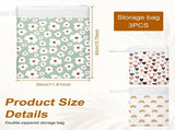 3Pcs Wet Dry Bags Spacious Inner Space Waterproof Wet Bag Portable and Easy To Clean for Baby Item V1366-AZ2-W-15040