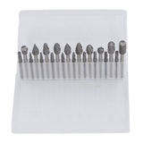 20 Pcs Double Cut Rotary Burr Set 1/8in Shank Tungsten Carbide with 2 Collets for Woodworking V1294-YM0901-3114250040911