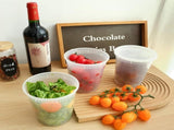 Moretoes 60 Sets 32 Oz Soup Containers with Lids, Deli Containers with Lids, Heavy-Duty V1259-DP01-F-59