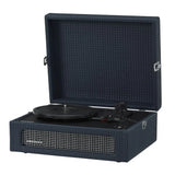 Crosley Voyager Bluetooth Portable Turntable Crosley Asheville Stand Bundle - Navy V398-CR8017BMS-NY4
