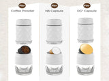 CAFELFFE 3-in-1 Portable Manual Espresso Coffee Machine 18Bar Cold and Hot Brew Mini Coffee Maker V1294-YM0901-H49087B
