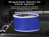 Blue Microfiber Car Cleaning Towel and 20L Foldable Self Standing Water Bucket V888-ELOSUNG52052