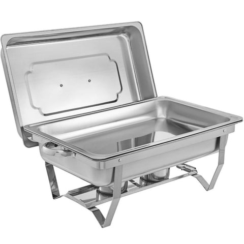 9L Chafing Dish Set Buffet Pan Bain Marie Bow Stainless Steel Food Warmer V201-FAZ4990SI8AU