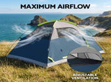 Weisshorn 2 Person Camping Dome Tent Lightweight Waterproof Outdoor Hiking TENT-E-CA2-COLE