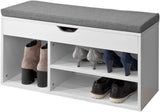 Padded Shoe Bench Lift Up Storage V178-65786