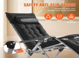 Zero Gravity Chair, 26 inch Zero Gravity Recliner Lounge Chair for Indoor and Outdoor, Adjustable V952-LZLTYHHK26HSB9IHUV0