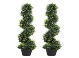 Lambu Artificial Spiral Cedar Tree UM1256-2PCS