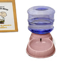 Pink Automatic Pet Feeder and Drinker Combo for Cats and Small Dogs - 2 in 1 Detachable Design V888-ELOSUNG25098