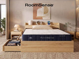 RoomSense Single Firm Mattress 26cm Bundle with Storage Bed Frame XFKF-1772-S-AURA-AB