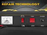 2IN1 Car Battery Charger Jump Starter 12 24V 40A ATV Boat Tractor V379-CHRGERDX25