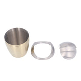 Desktop Small Trash Can Multipurpose 304 Stainless Steel Mini Trash Can with Lid for Tabletop V1294-YM0710-3117230259811