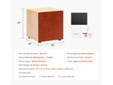 Cajon Box Drum, with Internal Guitar Strings, Lightweight Wooden Percussion Box, Portable V952-MXGCGKJTXWBXZSUG4001V0