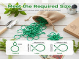 Plant Support Clips for Climbing Plants, Reable Garden Plant Support Plastic Clips for Tomatoes, V1258-DP02-F-394