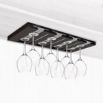 SOGA 33.3cm Wine Glass Holder Hanging Stemware Storage Organiser Kitchen Bar Restaurant Decoration TAN1037