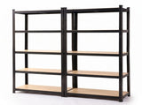 Giantz 2-Rack Garage Shelving 1.5X0.7m Warehouse Shelves Storage Rack Pallet Racking WR-E-7X15-GVN-BKX2