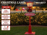Christabelle 1.8m Christmas Lamp Post Outdoor Display Decoration LED Lights Front Yard Lawn Sta 112_RHG600