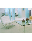White Barcelona Chair - Classic Version - Replica V1041-JMC-1085WHITE