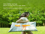 White Canopy Version-CanopyFolding Table2 Moon Chairs V1221-WHITE-CANOPY-VERSION-CANOPY-FOLDING-TABLE-2-MOON-CHAIRS