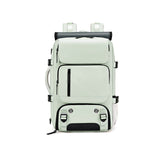Mint Green Large Capacity 16-Inch Laptop Travel Backpack - Anti-Theft Professional Business Bag with V888-ELOSUNG18488