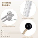 4PCS Tuning Fork Set, Tuned Forks for Music, Therapy Yoga, MI 528 HZ, 128 HZ, 256 HZ, 512 HZ for V1369-AZ3-W-08883