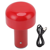 LED Desk Lamp Mushroom Design USB Charging 3 Color Temperature Touch Table Light for Restaurant V1294-YM0626-3119220193012