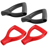 4Pcs Replacement Plastic Shovel Handles with D Shaped Grip for Digging and Raking Tools V1369-AZ3-W-20573