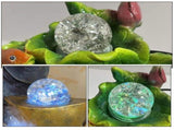 1Set Transparent Crystal Ball for Fountain Water Decoration Stylish Desktop Sphere Ornament V1192-AZ-W-19285