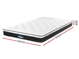 Giselle Bedding 21cm Mattress Euro Top King Single MATTRESS-0505-BET21-KS