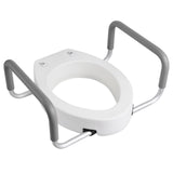 Raised Seat with Arms, 136.1 kg Load Capacity, 88.9 mm Lift Height, Widened Commode Elevated V952-AZSJGMTZD35YISHJB001V0