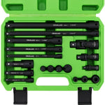 SWANLAKE 18Pcs Drive Tool Accessory Set Extension Bars Impact Universal Joint V465-66145