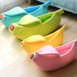 Pink Cozy Banana Peel Pet Bed - Plush & Warm Cave House for Cats & Small Dogs V888-ELOSUNG27454