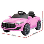 Rigo Kids Electric Ride On Car Toys Cars Headlight Music Remote Control 12V Pink RCAR-MASRT-S-PK