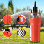 Giantz Submersible Solar Water Pump 24V 70M Head Deep Well Bore Self-priming PUMP-SUBM-OR-120