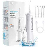 L8 Cordless Water Flosser Rechargeable Portable Oral Irrigator, IPX7 Waterproof, 4 Modes with DIY V1232-XYQ-L8-001