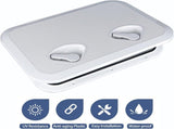 Rectangular Marine Deck Access Hatch with Lid, Boat Storage Inspection Hatch for Yachts, Kayaks and V1189-LC-AMZ-00153