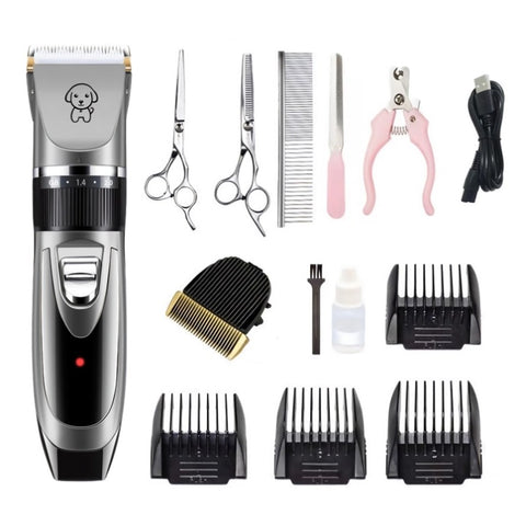 Electric Dog Cat Grooming Kit Pet Hair Shaver Trimmer Cordless Scissors Clipper Spare Head V201-W13156470