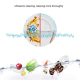 Mini Dishwasher, 5V10W Multifunctional Dishwasher 32.8"Household USB Mini Ultrasonic Dishwasher Dish V1192-AZ-W-12086