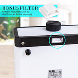 Aquarium Air Pump Oxygen Hydroponic 4 Outlet 670L/H 8W WHITE V274-AQ-CT404