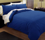 Kingtex Pintuck Quilt Cover Set Blue Queen V442-KIT-QUILTCS-PINTUCK-BLUE-QS