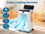 Devanti 8L 3-in-1 Evaporative Air Cooler 4 Ice Packs Remote Control 3 Speed EAC-C-RC-108YF-WH