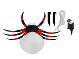 Inflatable Decor 7.9ft Spider Outdoor with LED Light Large Spider Prop Halloween V1294-YM0901-3115230077211