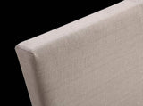 King Linen Fabric Bed Frame Beige V63-800747